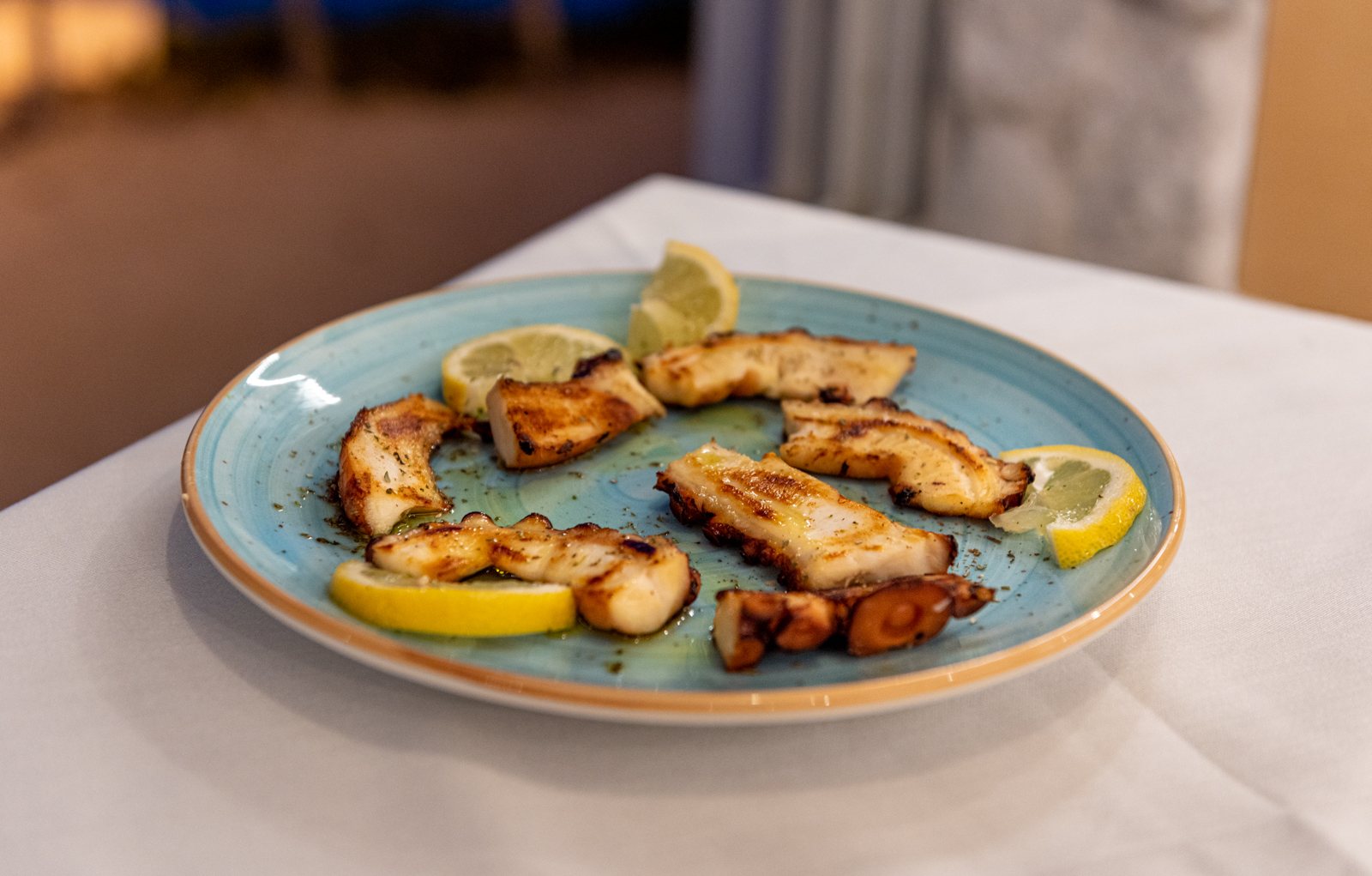 Grilled octopus