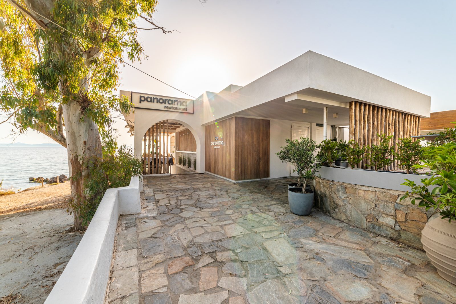 Daytime entrance