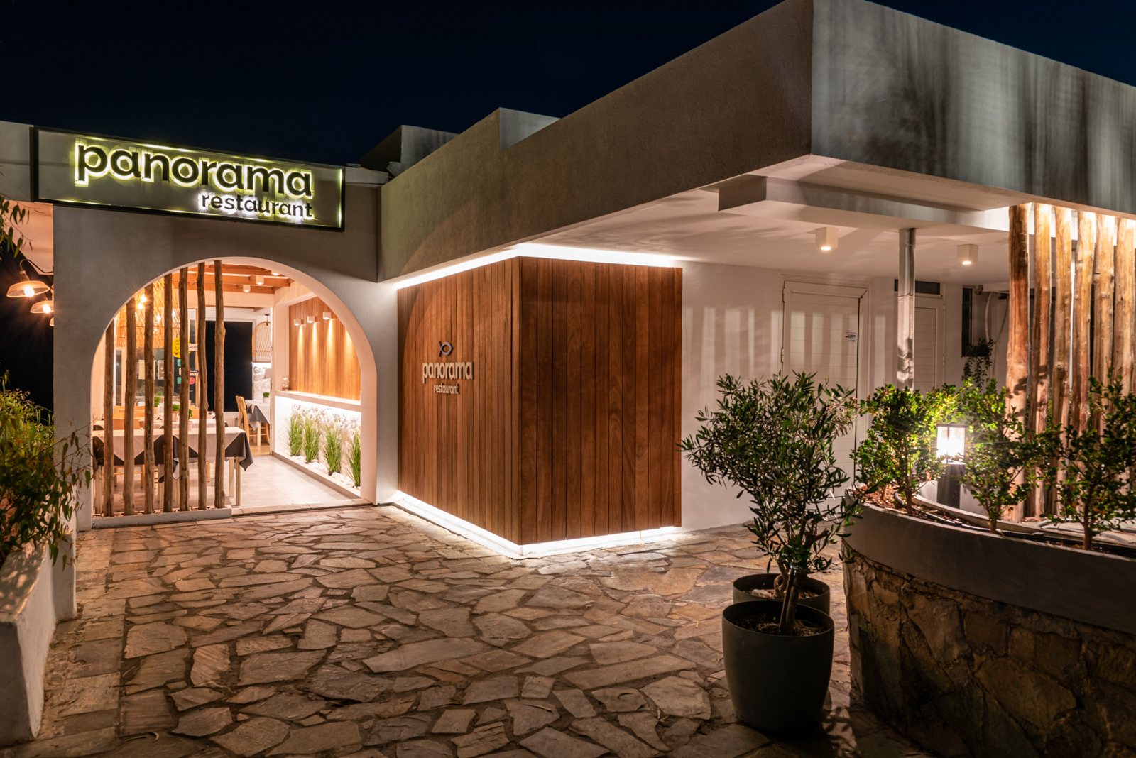 Night entrance