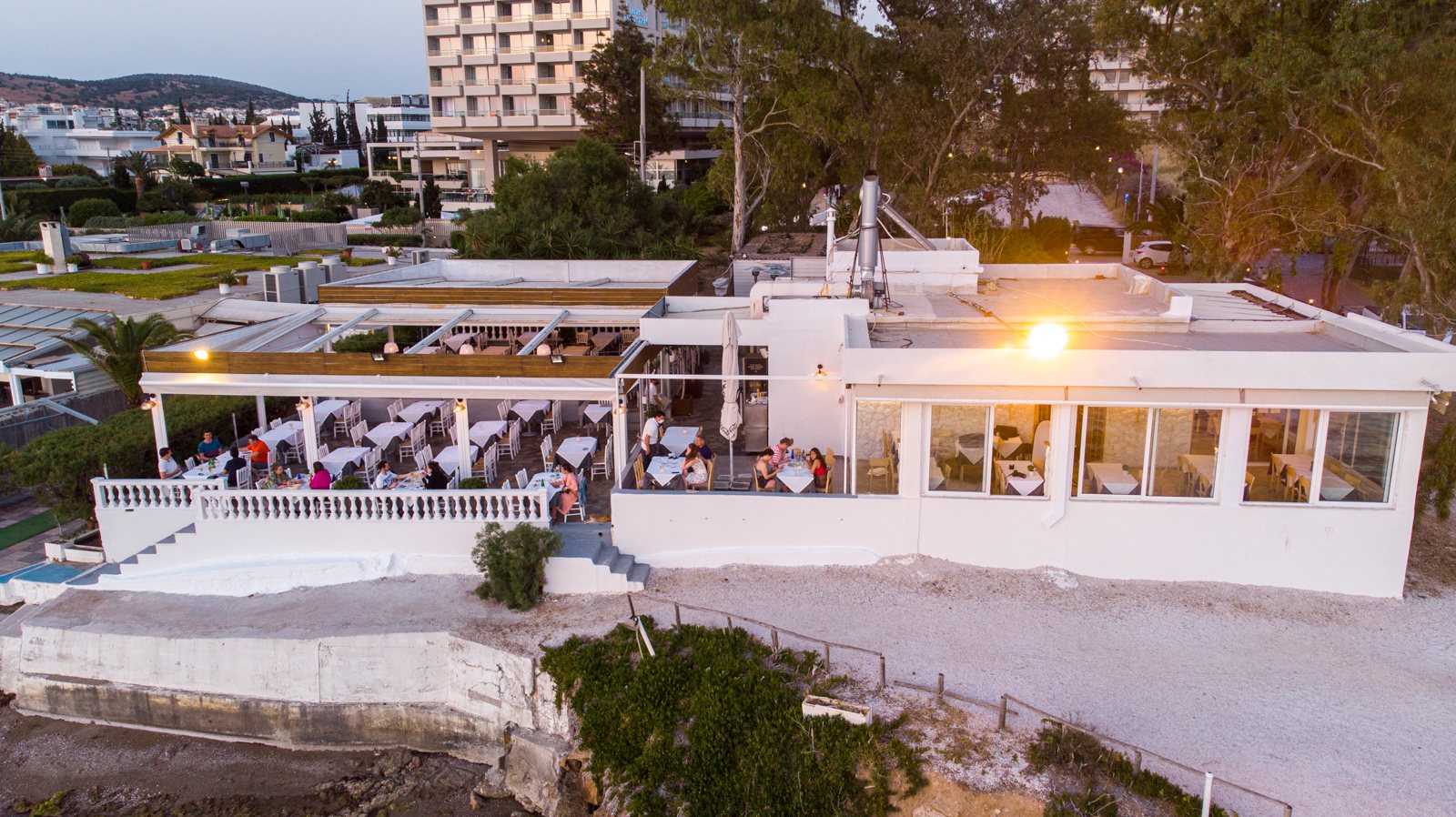 Panorama Restaurant by the sea in Kavouri